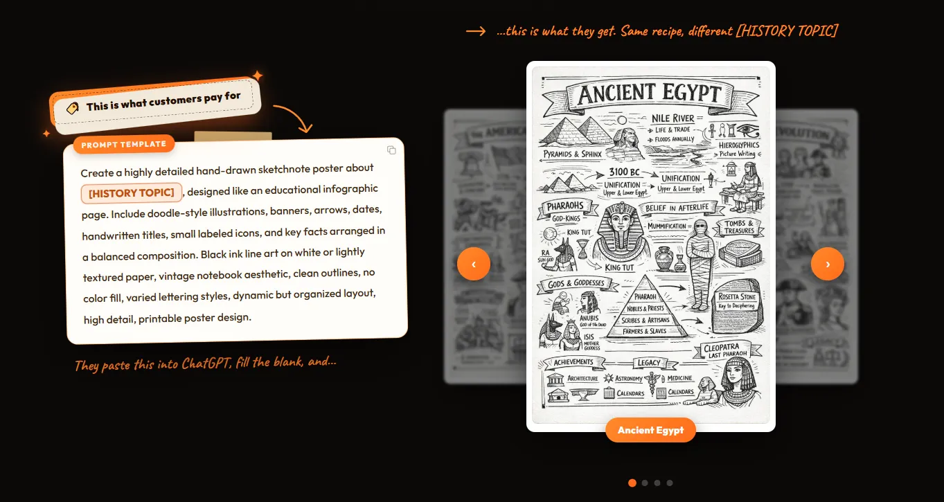 Prompts That Pay Review — playbook shown on laptop and phone
