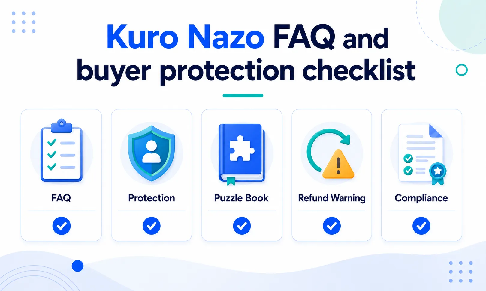 Kuro Nazo FAQ and buyer protection checklist
