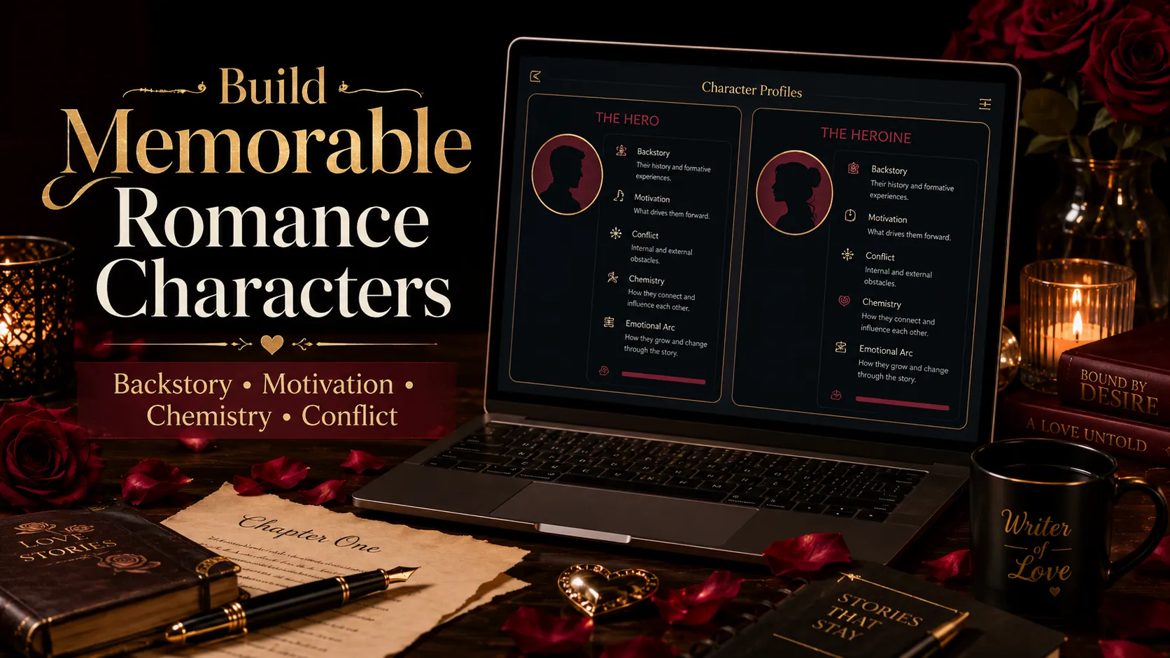 Romance Character Development with AI Writing Tool