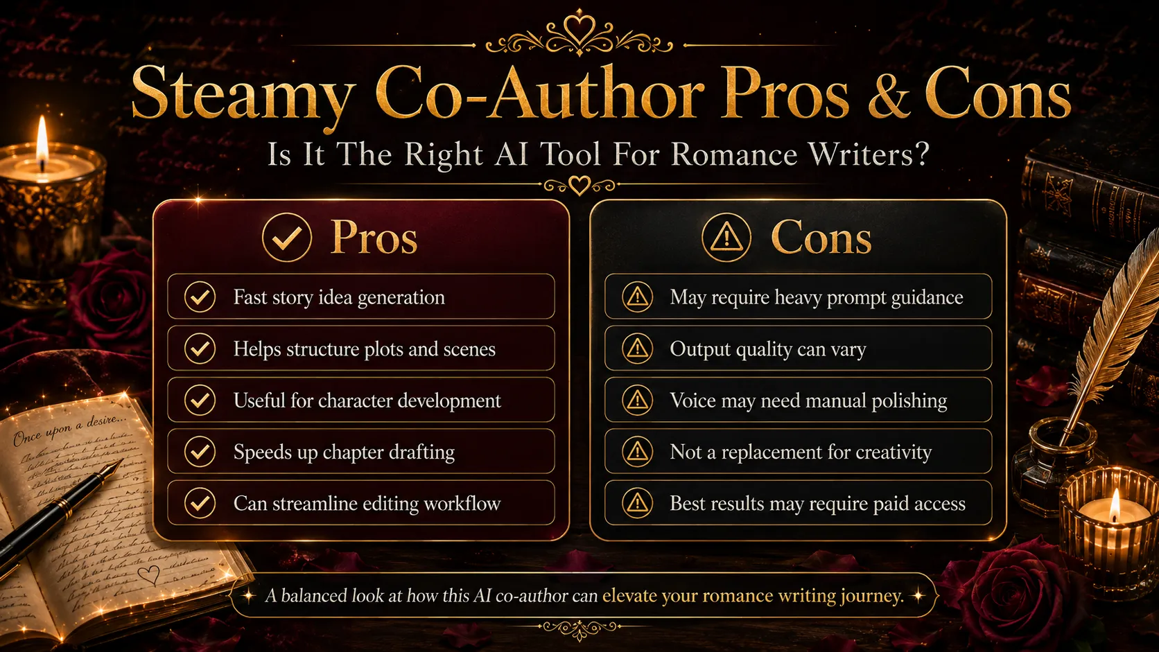 Steamy Co-Author Pros and Cons Review
