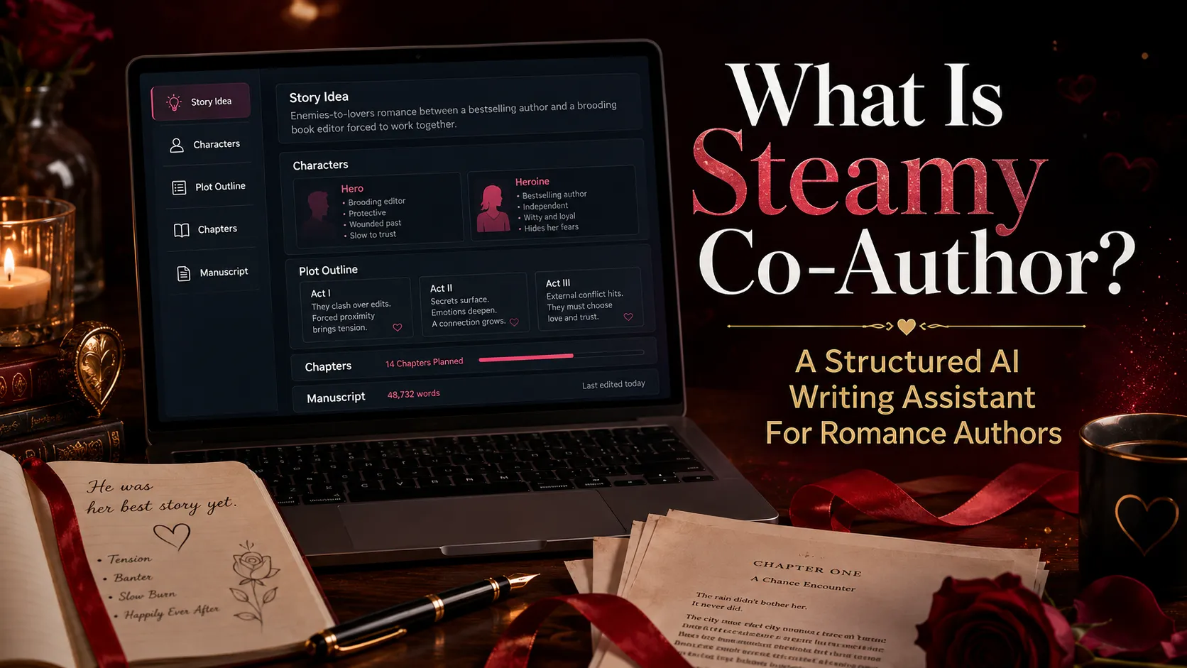 What Is Steamy Co-Author – AI Writing Software for Romance Authors