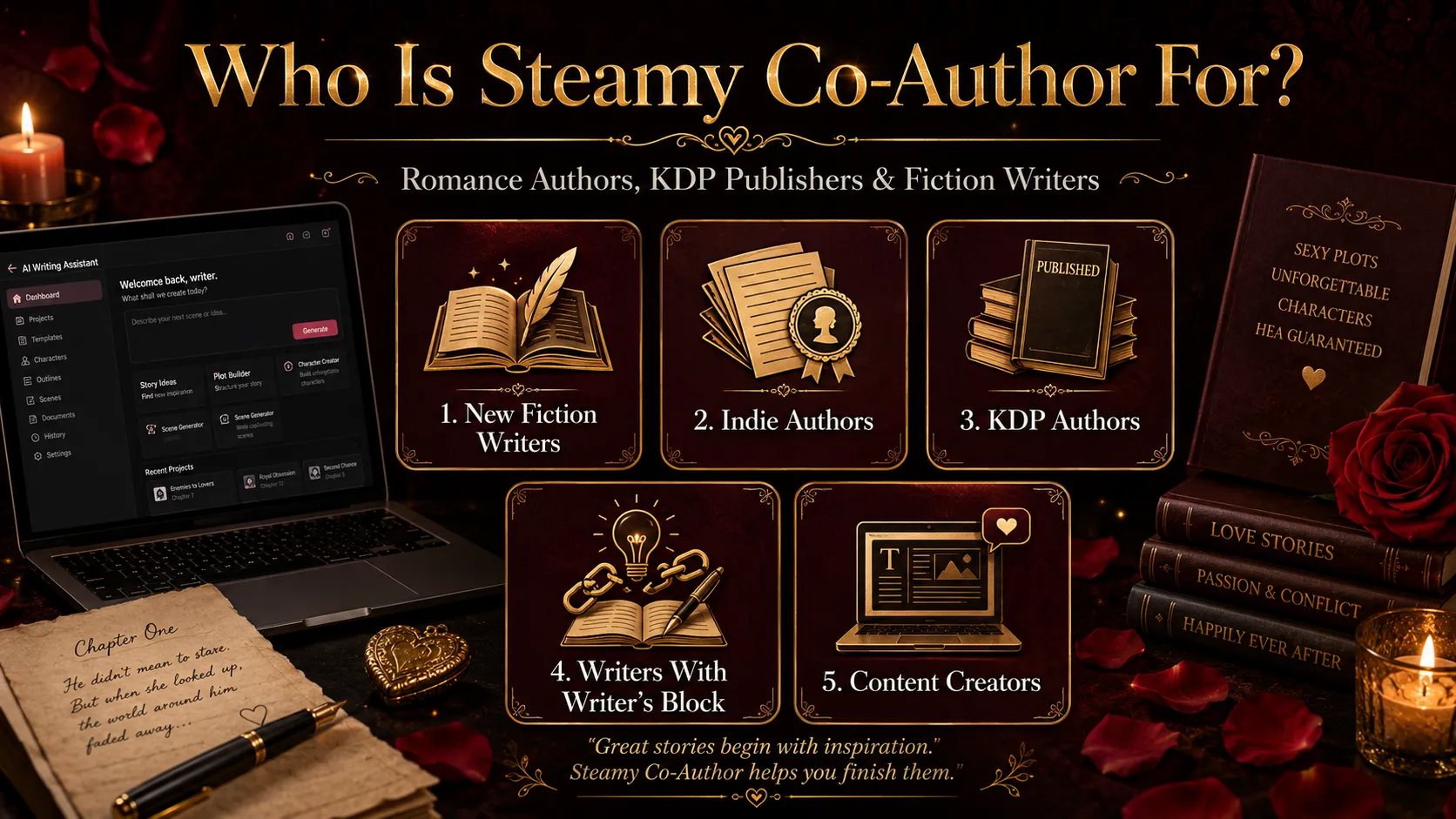 Who Should Use Steamy Co-Author